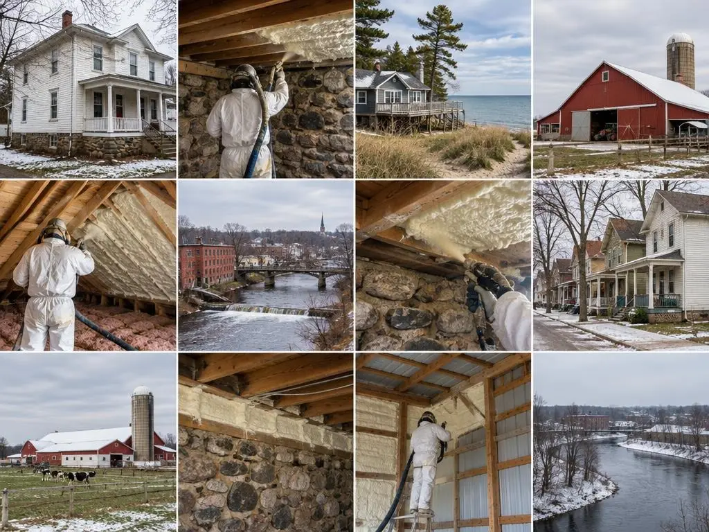 Spray Foam Insulation in Allegan, MI